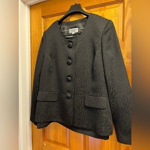 Le Suit Black Dressy Skirt Suit Never Worn